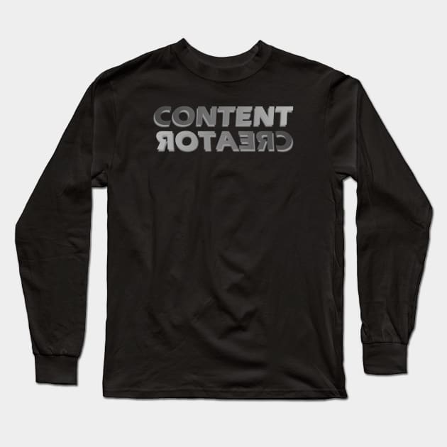 Content Creator - 11 Long Sleeve T-Shirt by SanTees